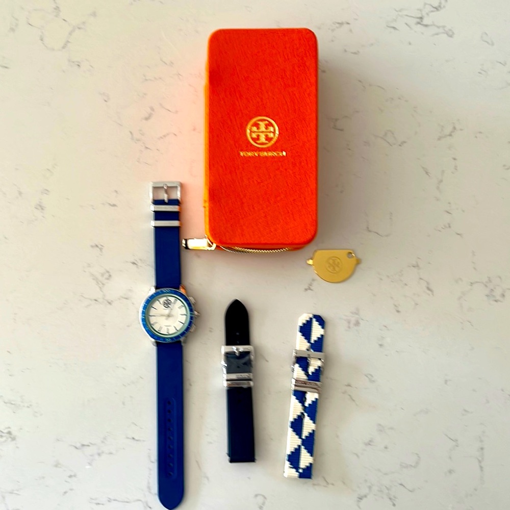 Tory Burch Sport watch with original box.